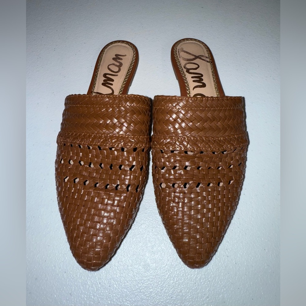 Sam Edelman Natalya woven leather mules size 8 1/2